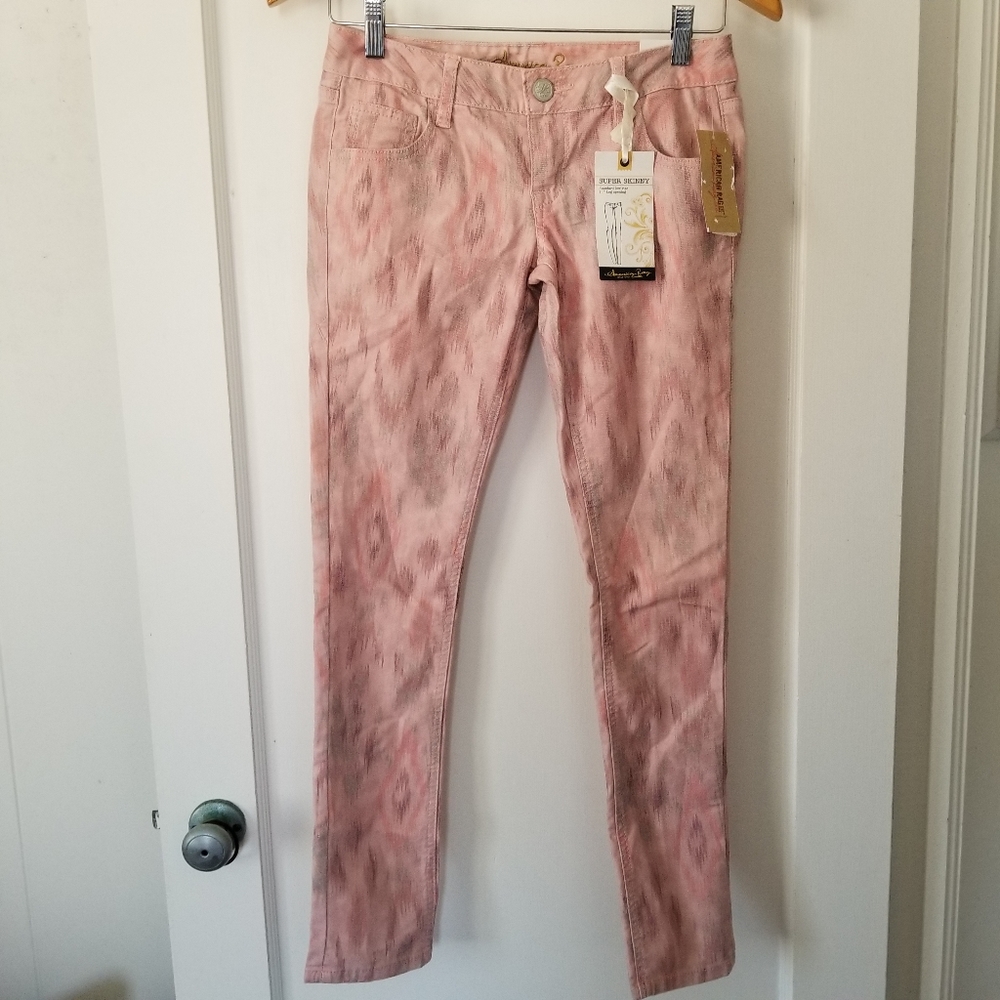 American Rag Misted Rose Super Skinny Jeans NWT